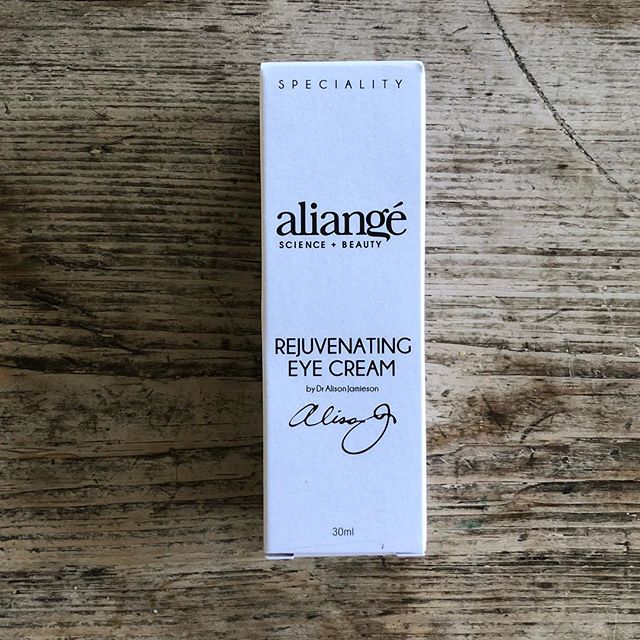 Aliangé Rejuvenating Eye Cream 30ml carton on weathered timber — other uses for your eye cream