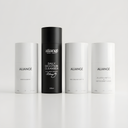 Aliangé AM Protocol — morning skincare sequencing set on white background, doctor-led