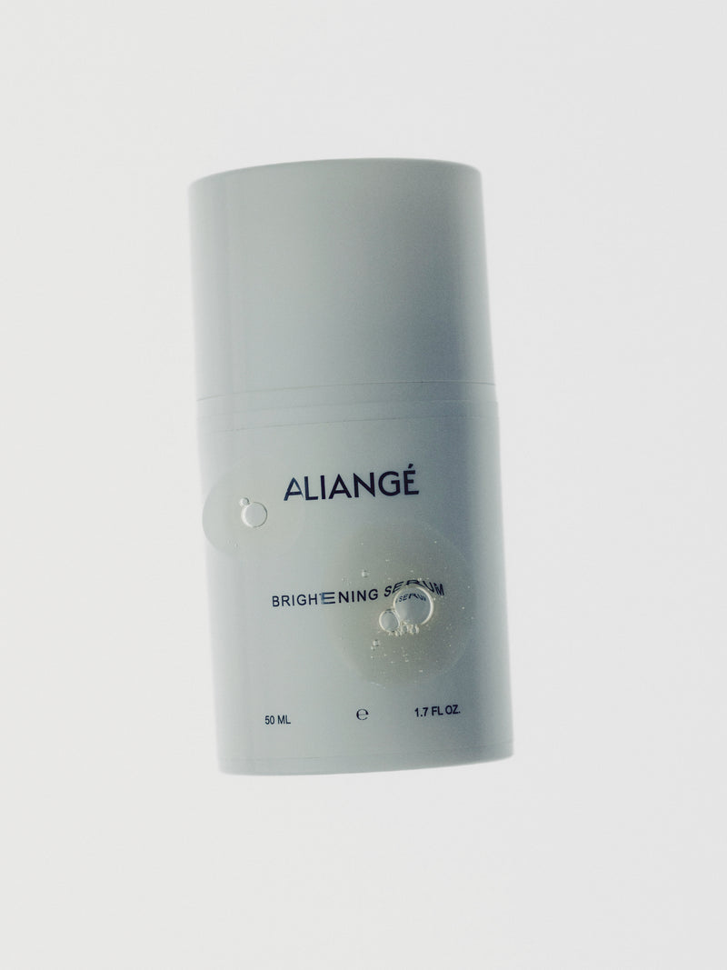 Aliangé Brightening Serum 50ml editorial studio shot — Australian doctor-led pigmentation serum