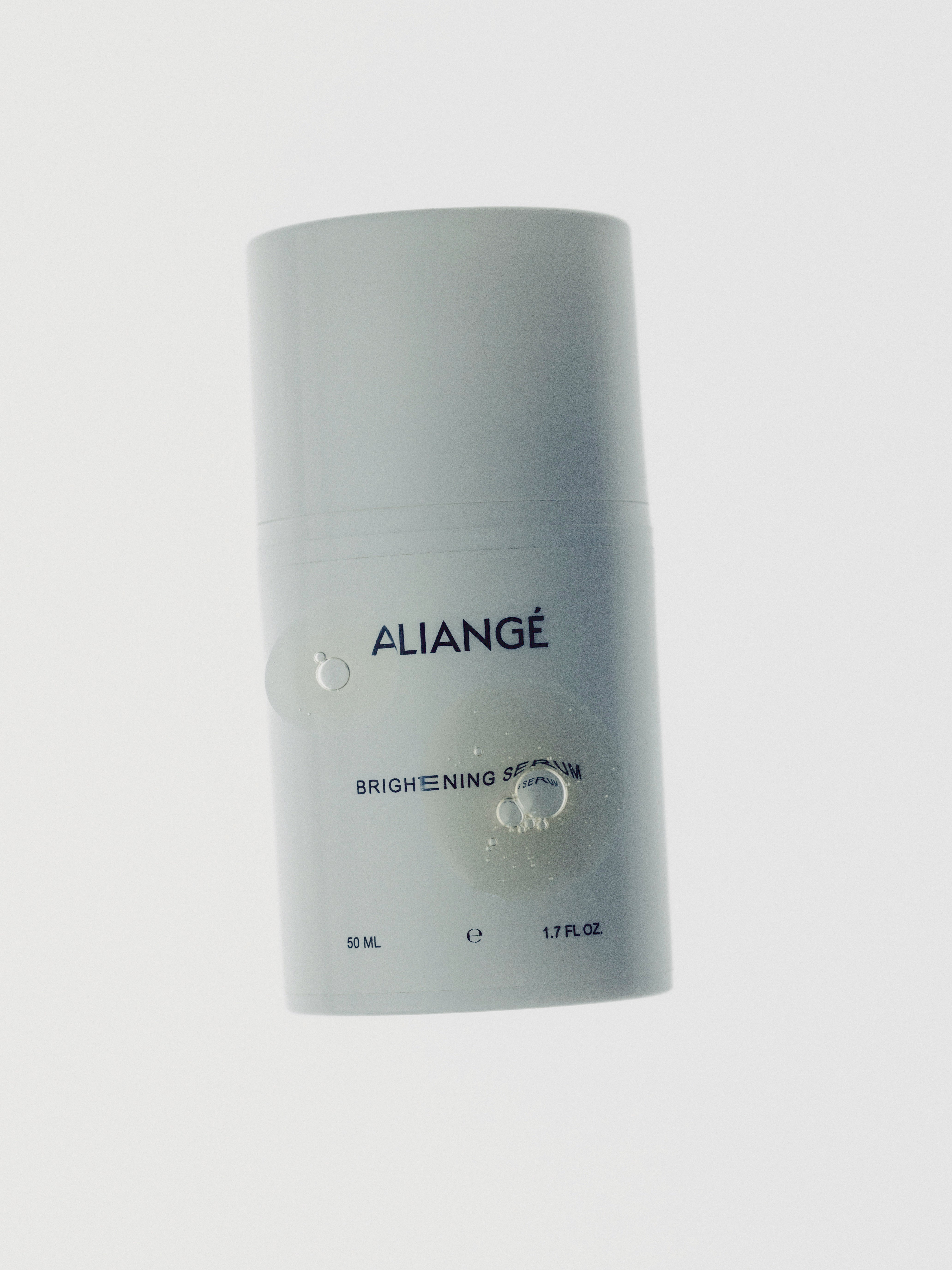 Aliangé Brightening Serum 50ml editorial studio shot — Australian doctor-led pigmentation serum