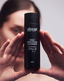 Woman cleansing with Aliangé Daily Devotion Cleanser — daily cream cleanser lifestyle image