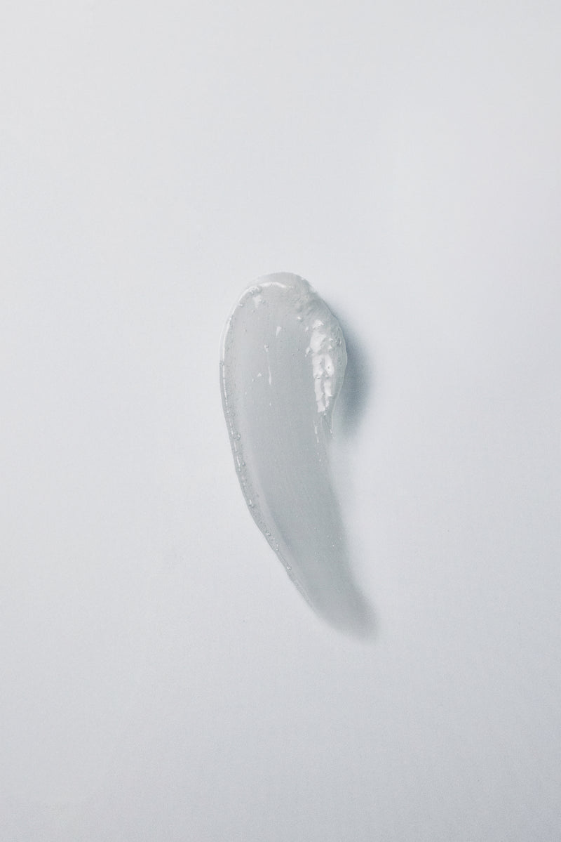Daily Devotion Cleanser creamy texture swatch — Aliangé gentle cream cleanser formula close-up
