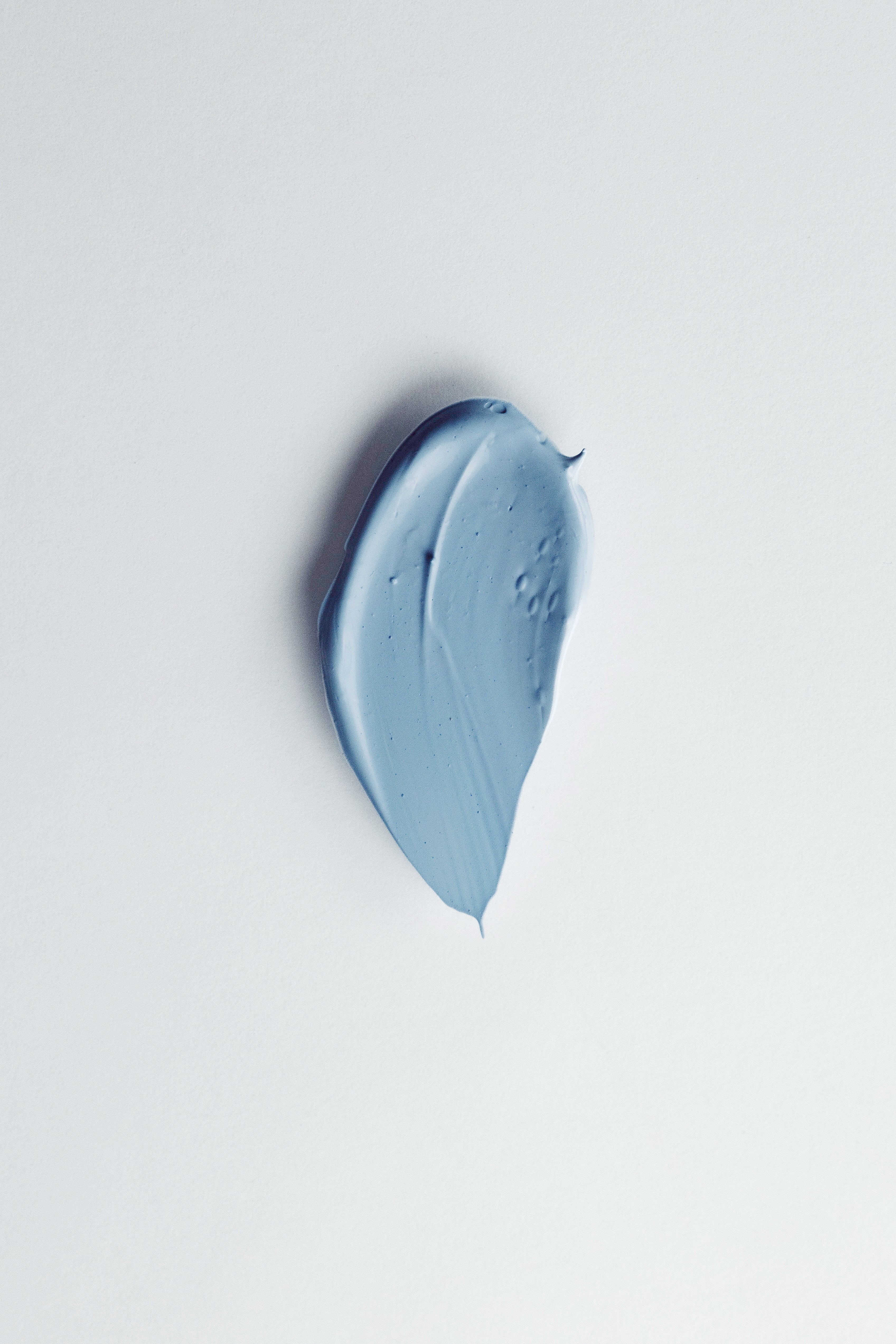 Probiotic Masque baby blue texture swatch — Aliangé probiotic postbiotic masque formula